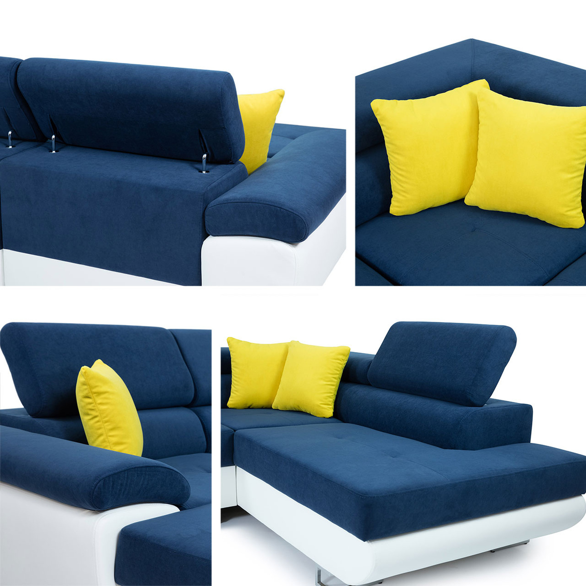 Hjørnesofa Comfivo Ruta V (Venus Velvet 2911 + Kenia 796)