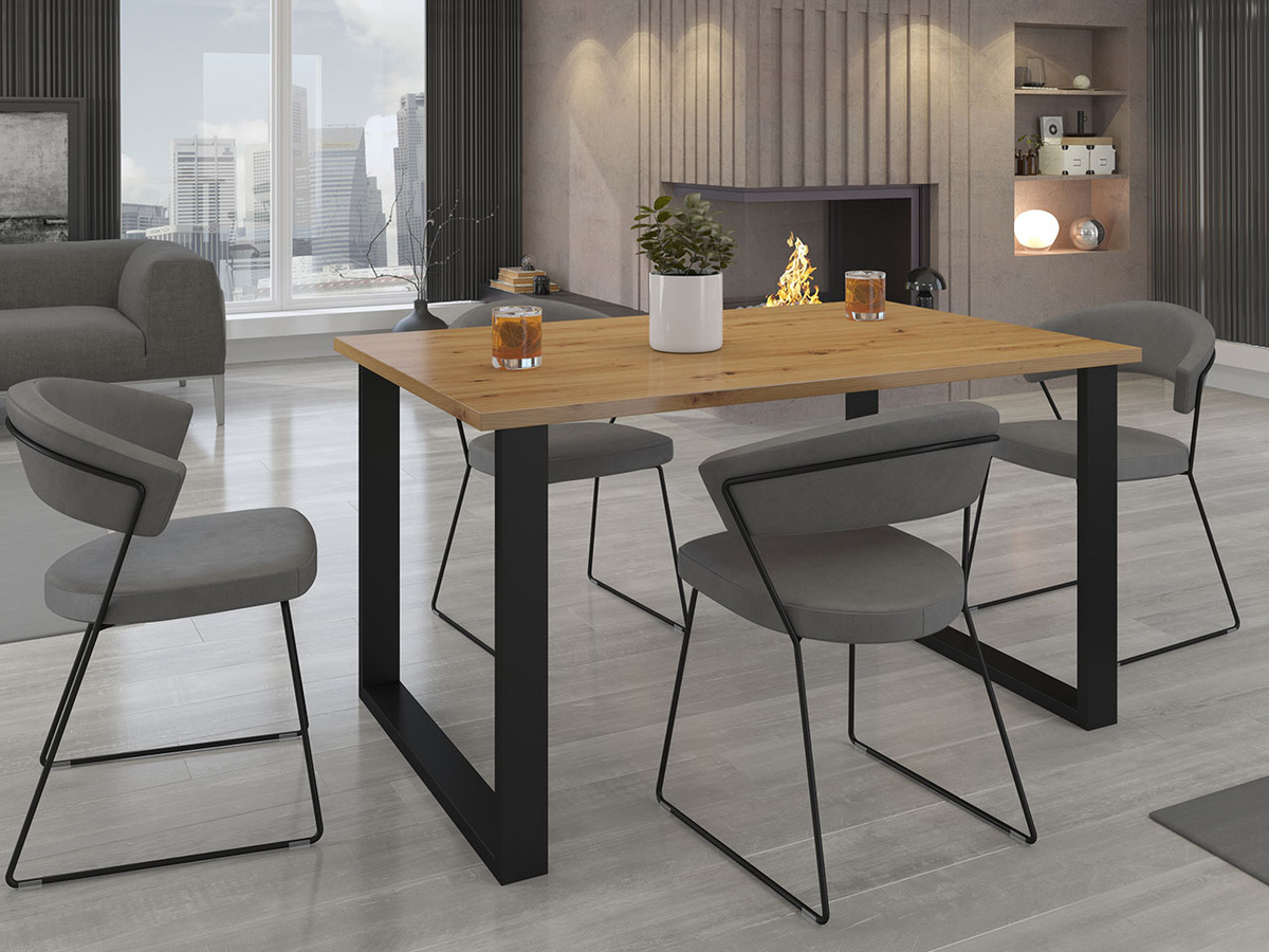 Bord Tucson 137 (Artisan eg + Sort)