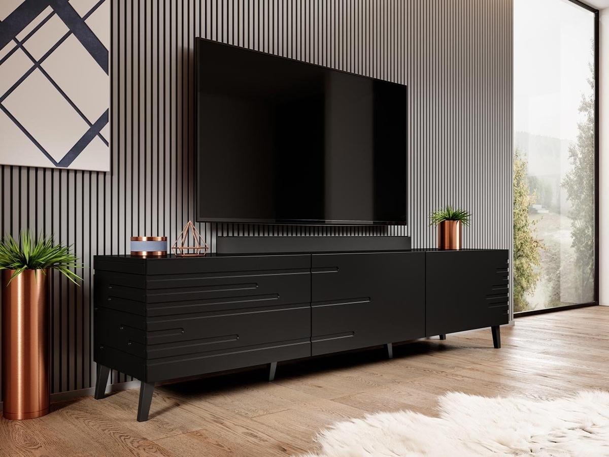 TV-bord Charlotte 142 (Sort)