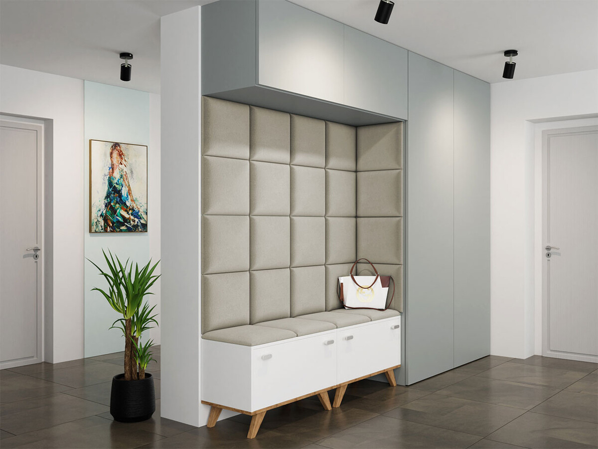 Blødt vægpanel Comfivo Ovis II (Manila 02) (30x30)