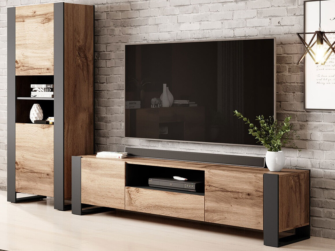 TV-bord Socius (Wotan eg + Antracit)