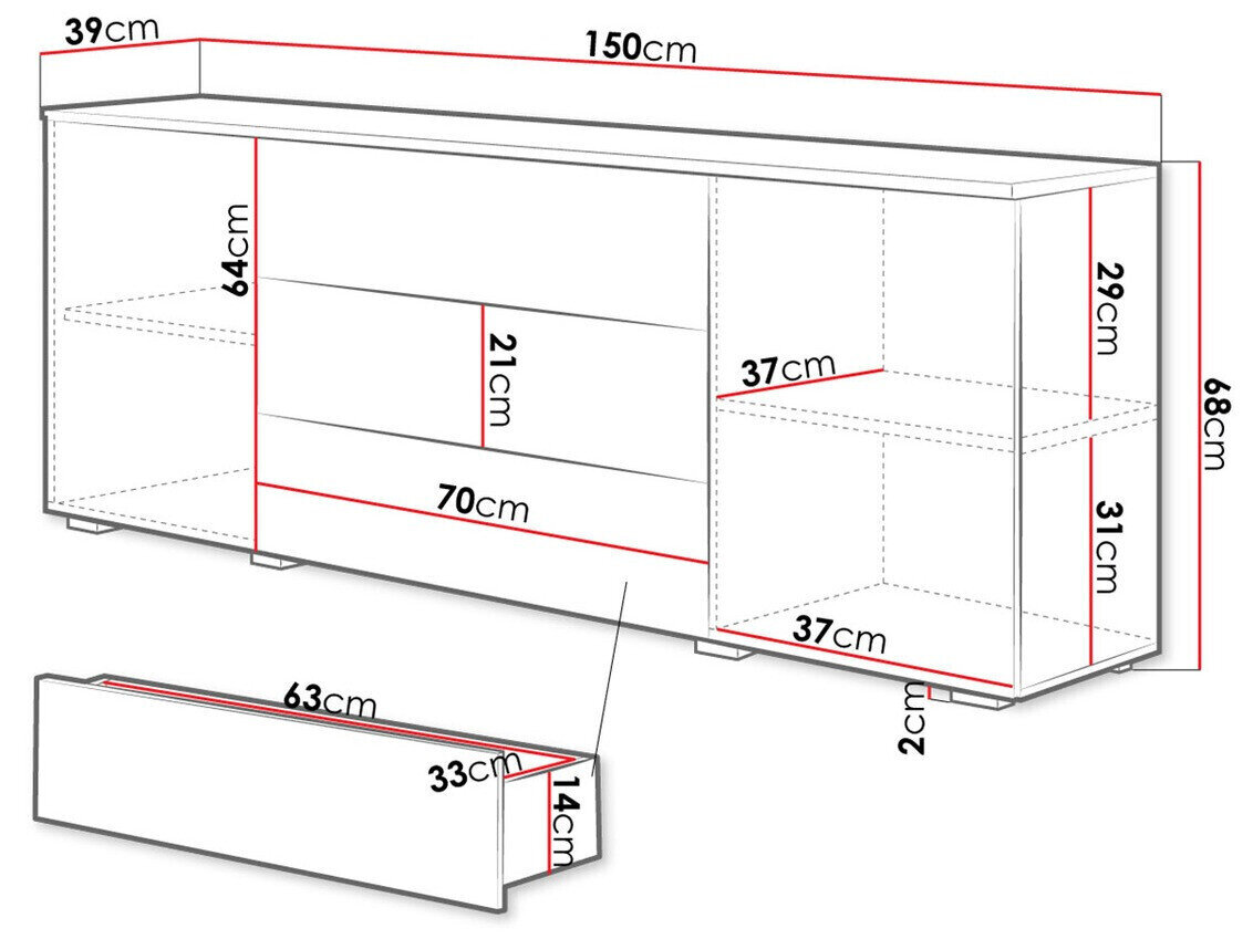 Kommode Sarasota 129 (Wotan eg)