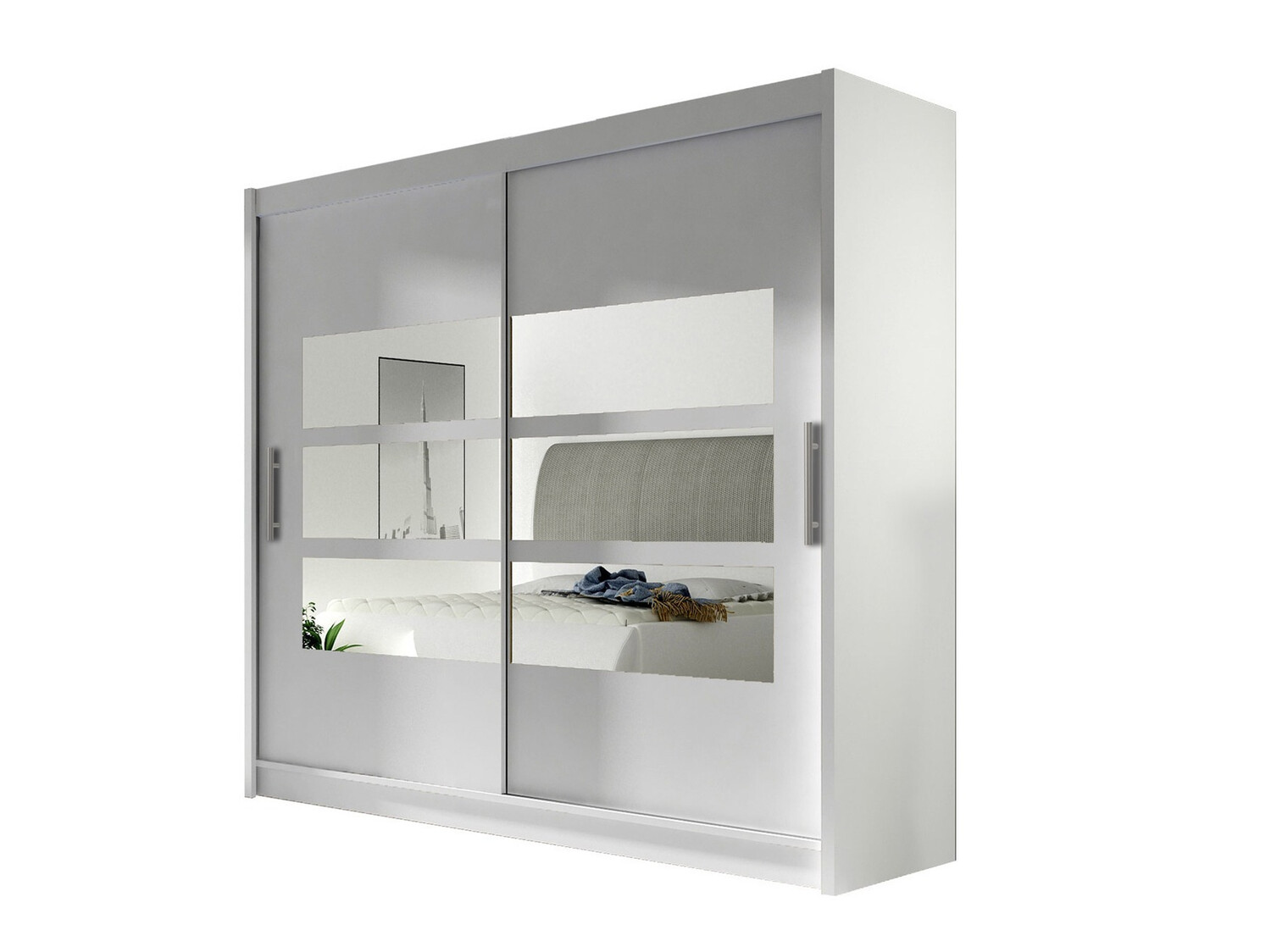 Garderobeskab Closico Pallor III (Hvid)