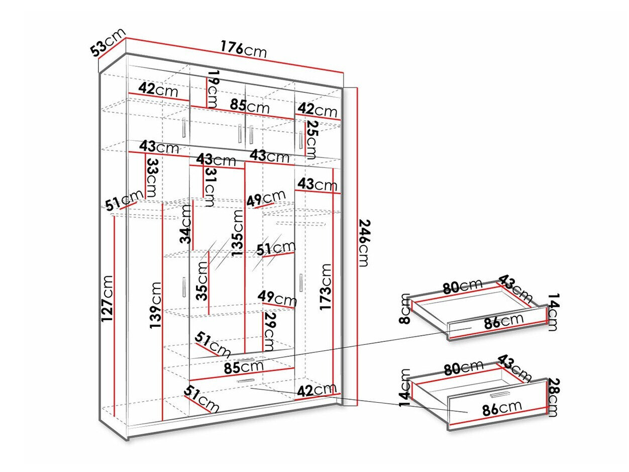 Garderobeskab Novduni 109 (Lefkas eg)