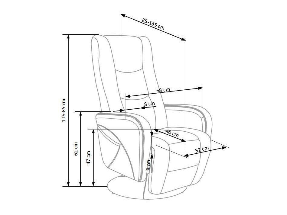 Hvilestol Houston 1085 (Beige)