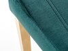 Stol Houston 1216 (Mørkegrøn + Lyst træ)