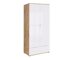 Garderobeskab Tivetra 111 (Wotan eg + Glansfuld hvid)
