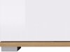 Garderobeskab Tivetra 111 (Wotan eg + Glansfuld hvid)