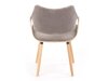 Stol Houston 720 (Lyst træ + Grå)