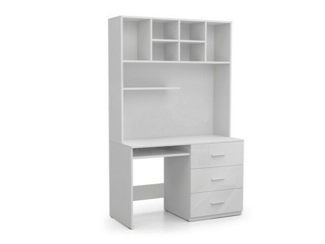 Skrivebord Campus (Hvid + Glansfuld hvid)