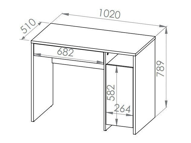 Skrivebord Madison 134