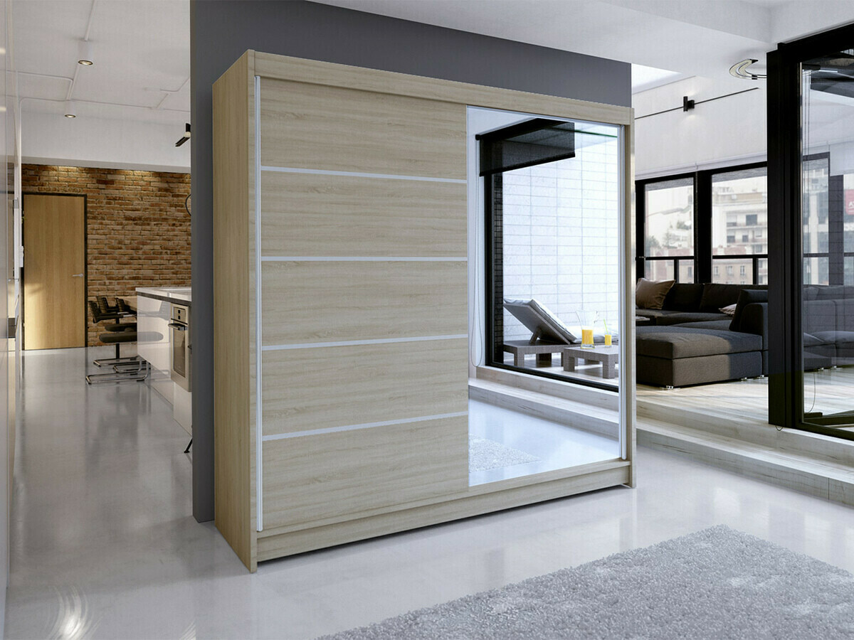 Garderobeskab Closico Cavaris III (Sonoma eg)