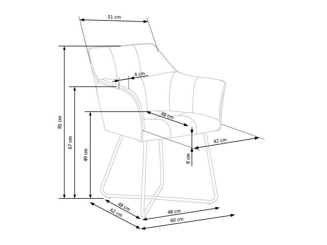 Stol Houston 834 (Beige)