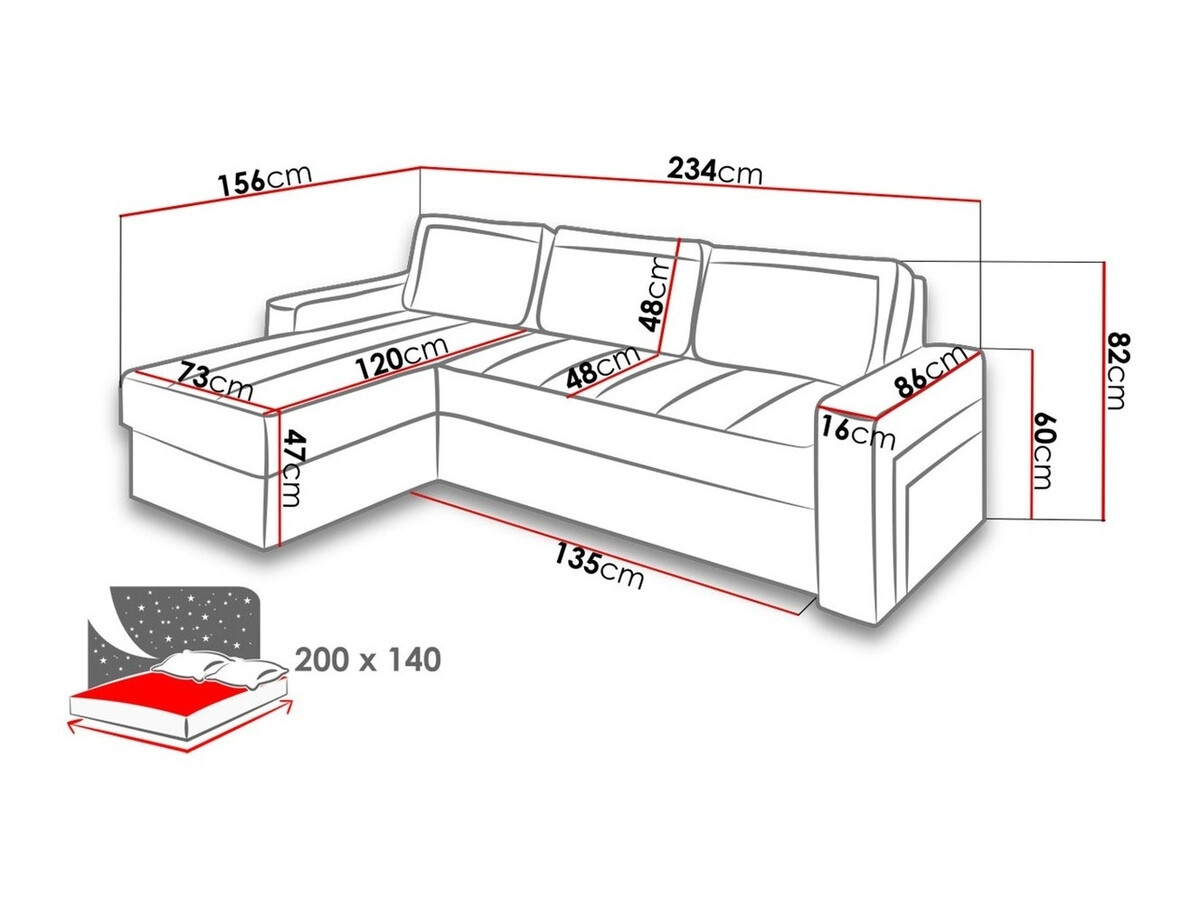Hjørnesofa Donum