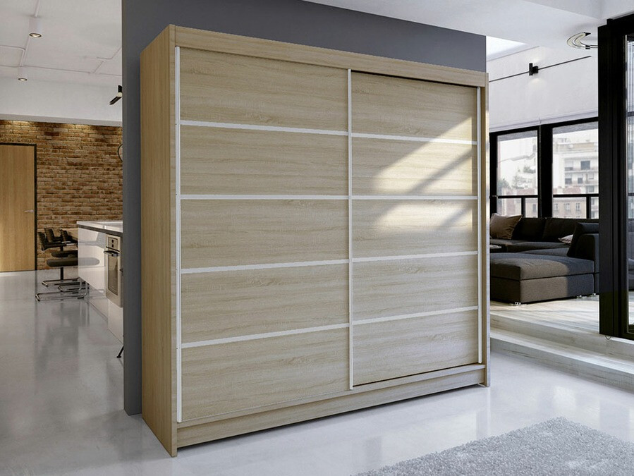 Garderobeskab Closico Cavaris IV (Sonoma eg)