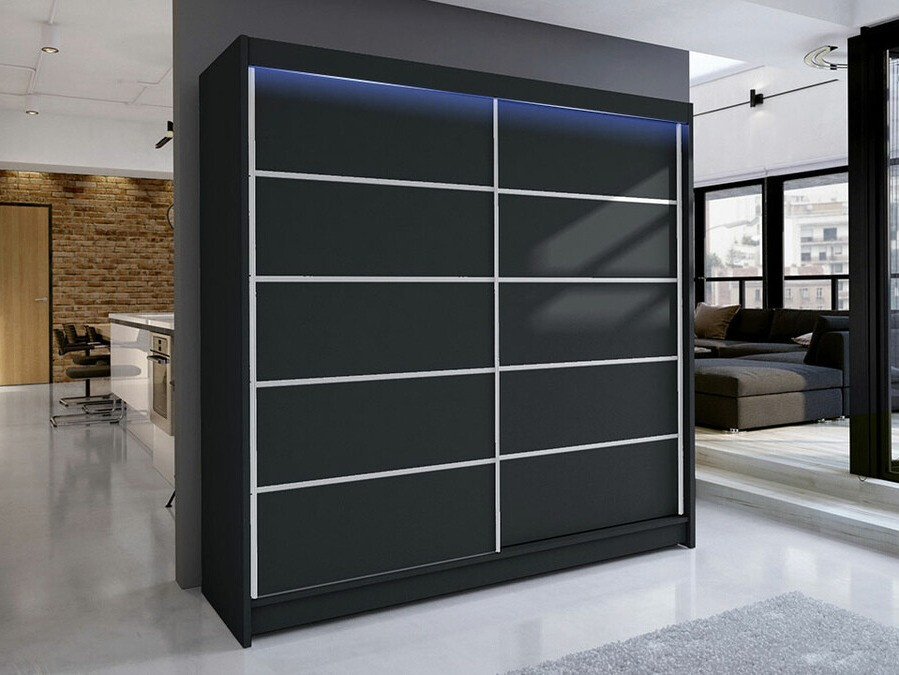 Garderobeskab Closico Cavaris IV (Sort)