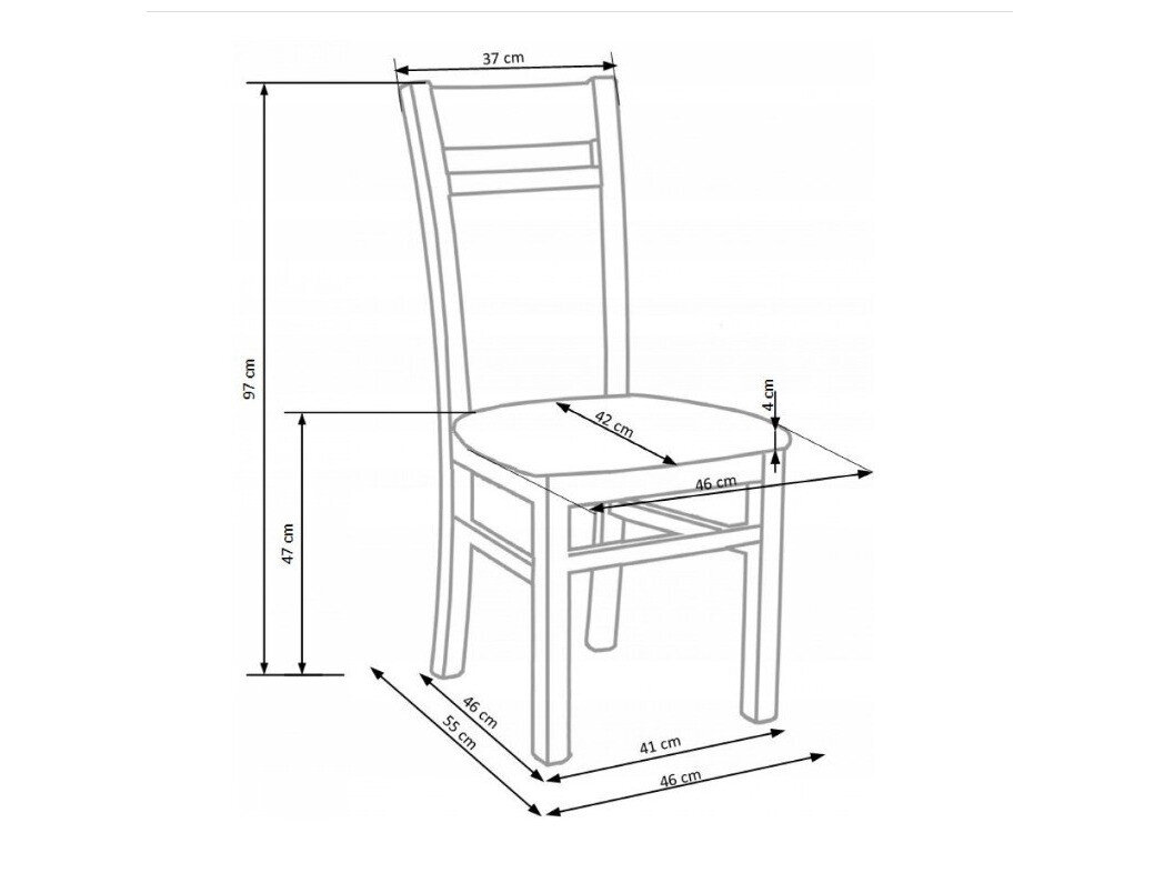 Stol Houston 260 (Hvid + Grå)