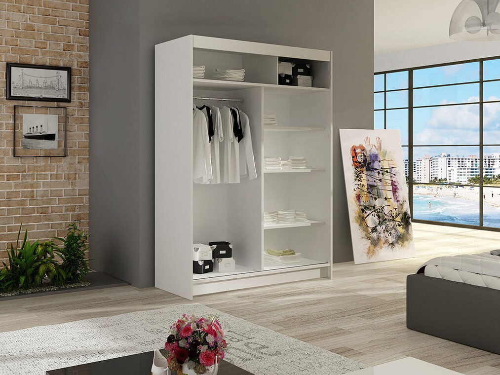 Garderobeskab Closico Pacron VII (Hvid)