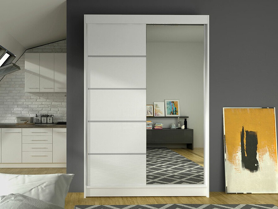 Garderobeskab Closico Salvor III (Hvid)