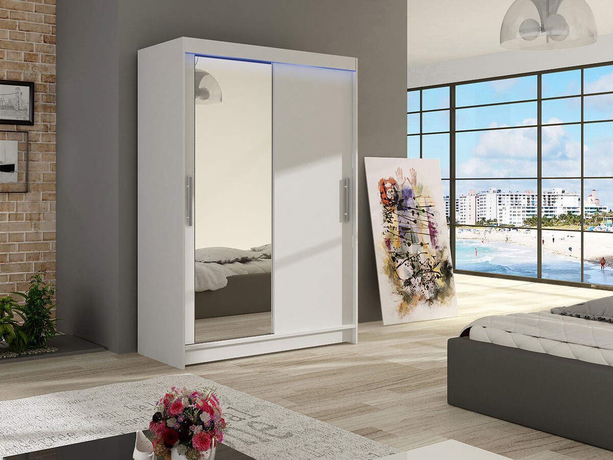 Garderobeskab Closico Pacron VI (Hvid)