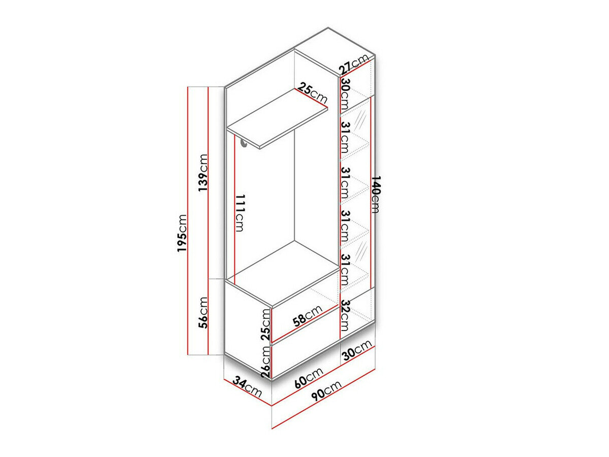 Entrésæt Lima 106 (Hvid)