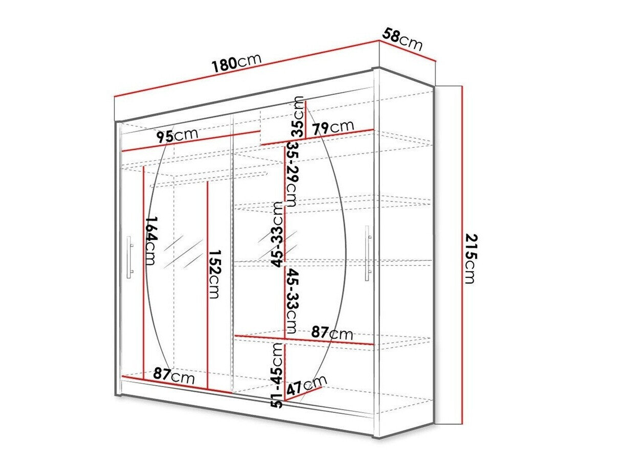 Garderobeskab Closico 102 (Hvid)