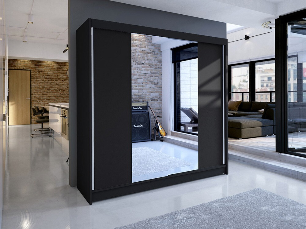 Garderobeskab Closico Cavaris II (Sort)