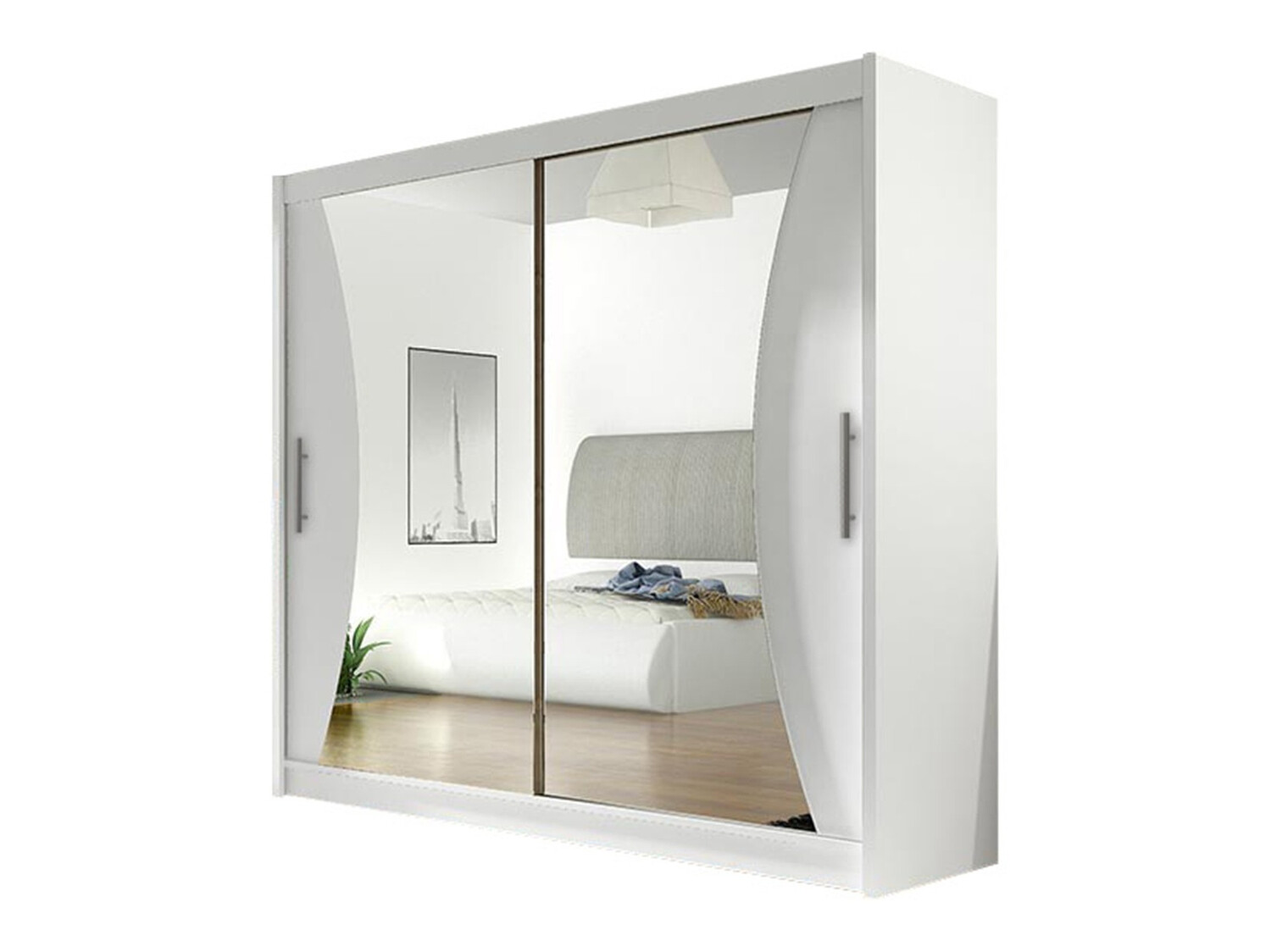 Garderobeskab Closico Pallor V (Hvid)
