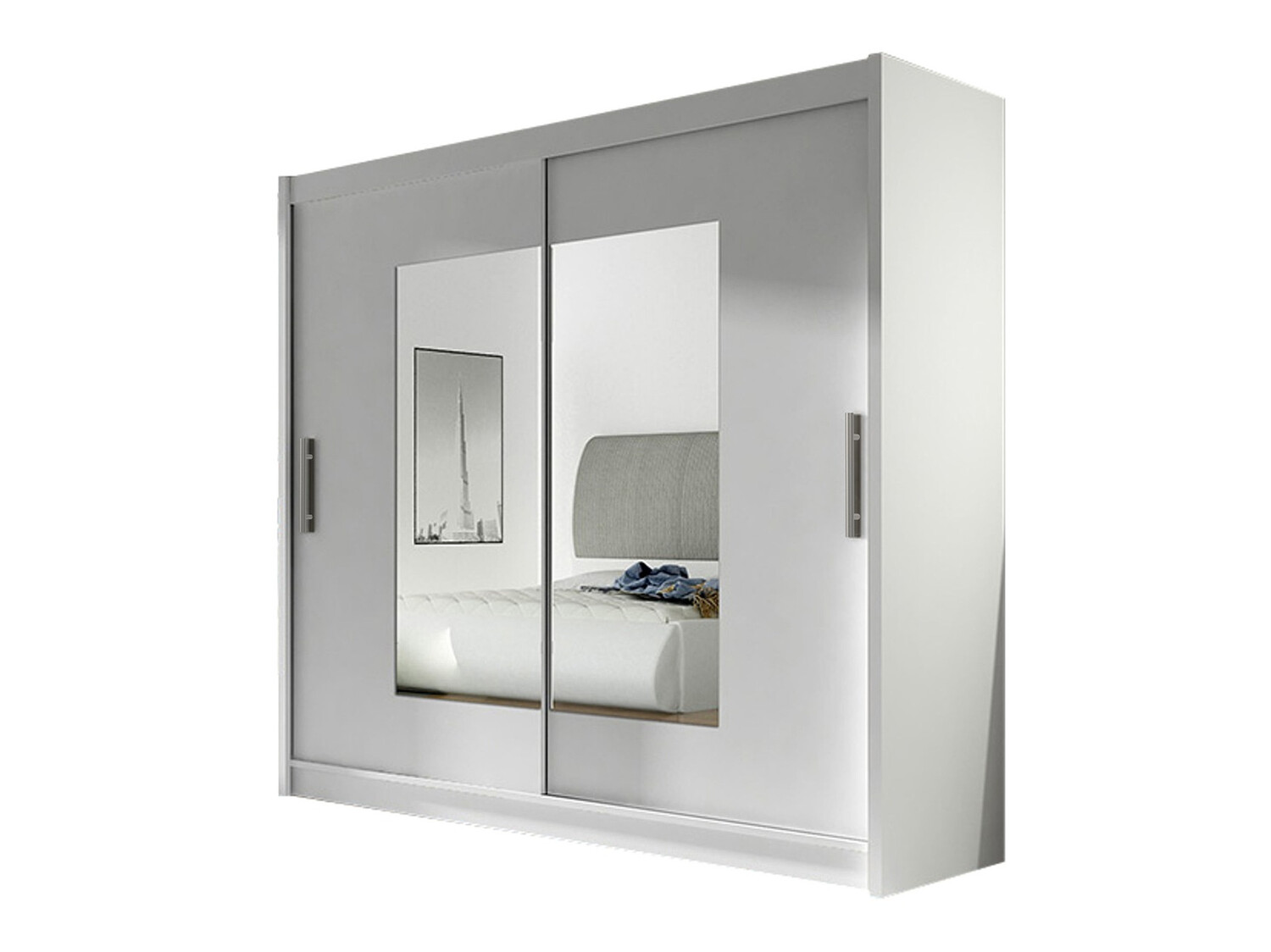 Garderobeskab Closico Pallor VII (Hvid)
