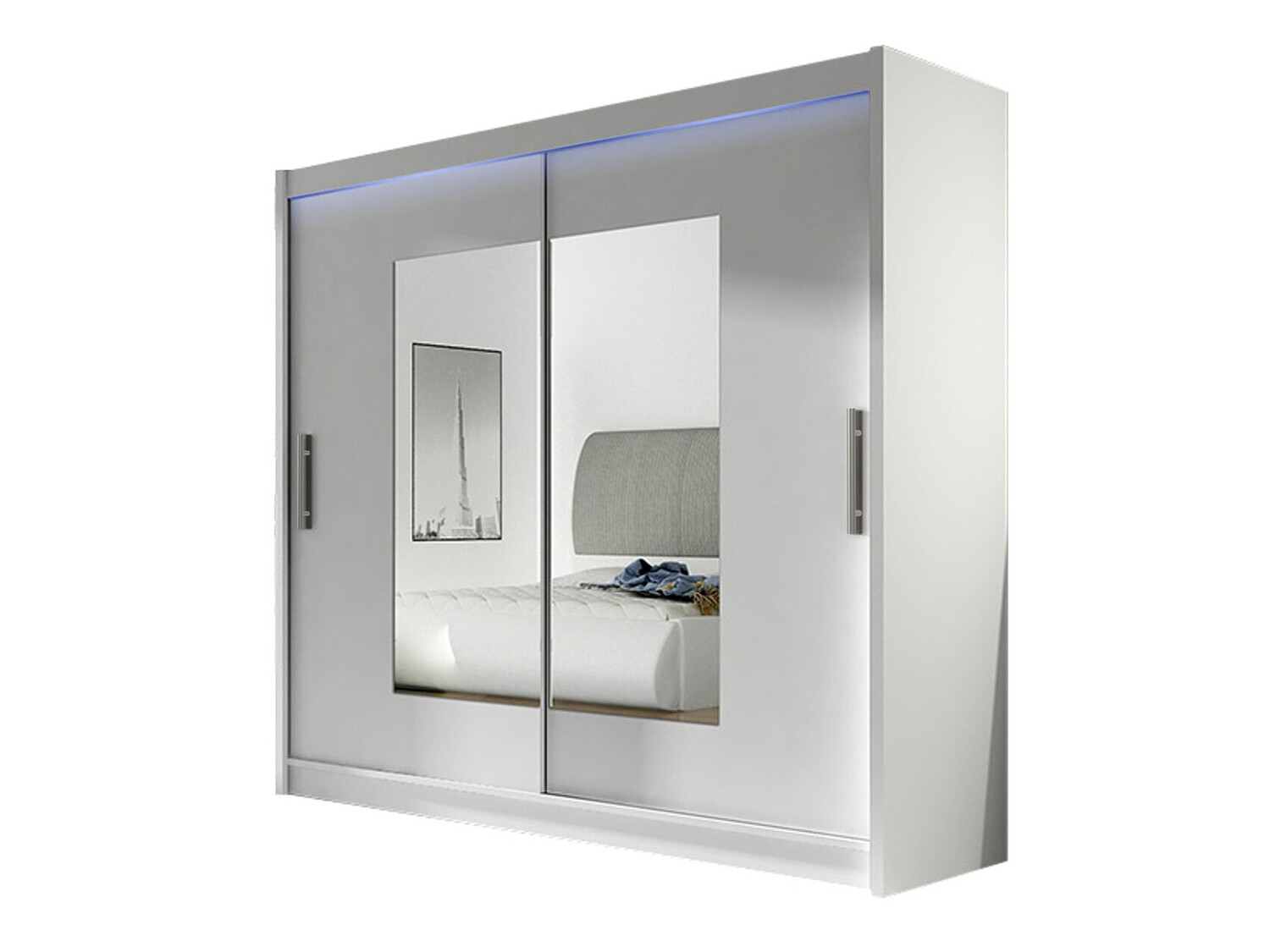 Garderobeskab Closico Pallor VII (Hvid)