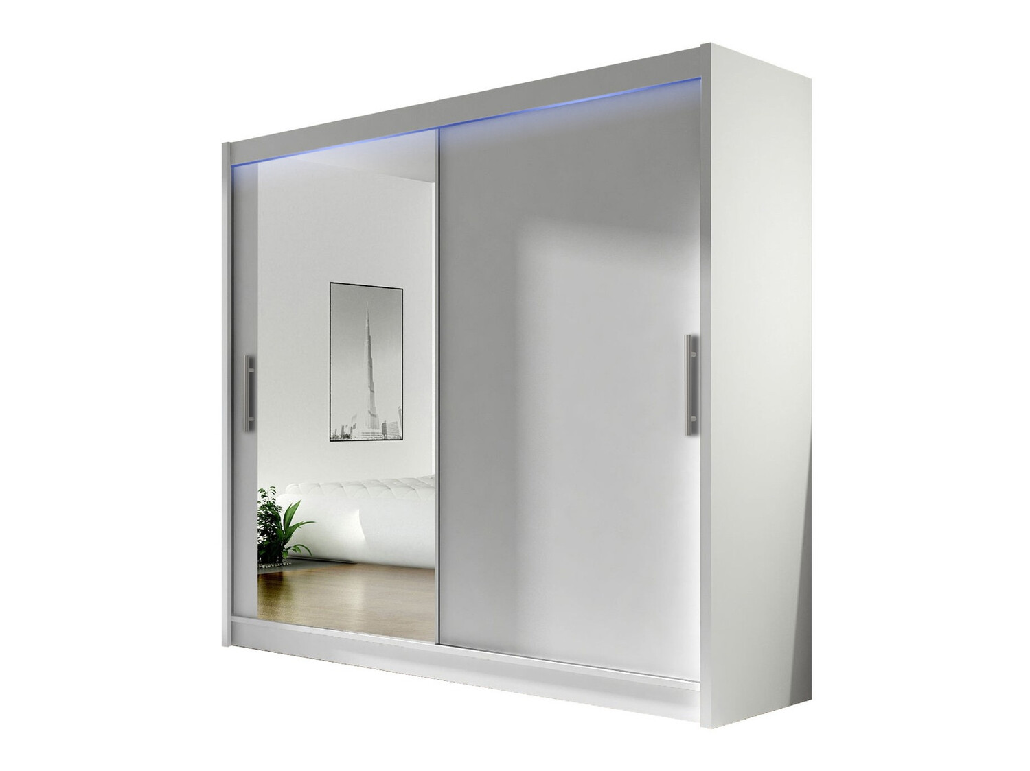 Garderobeskab Closico Pallor VI (Hvid)