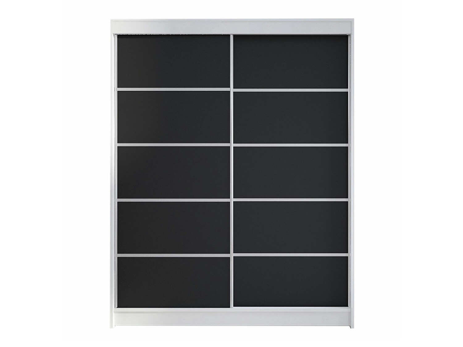 Garderobeskab Closico Vastor IV (Hvid + Sort)