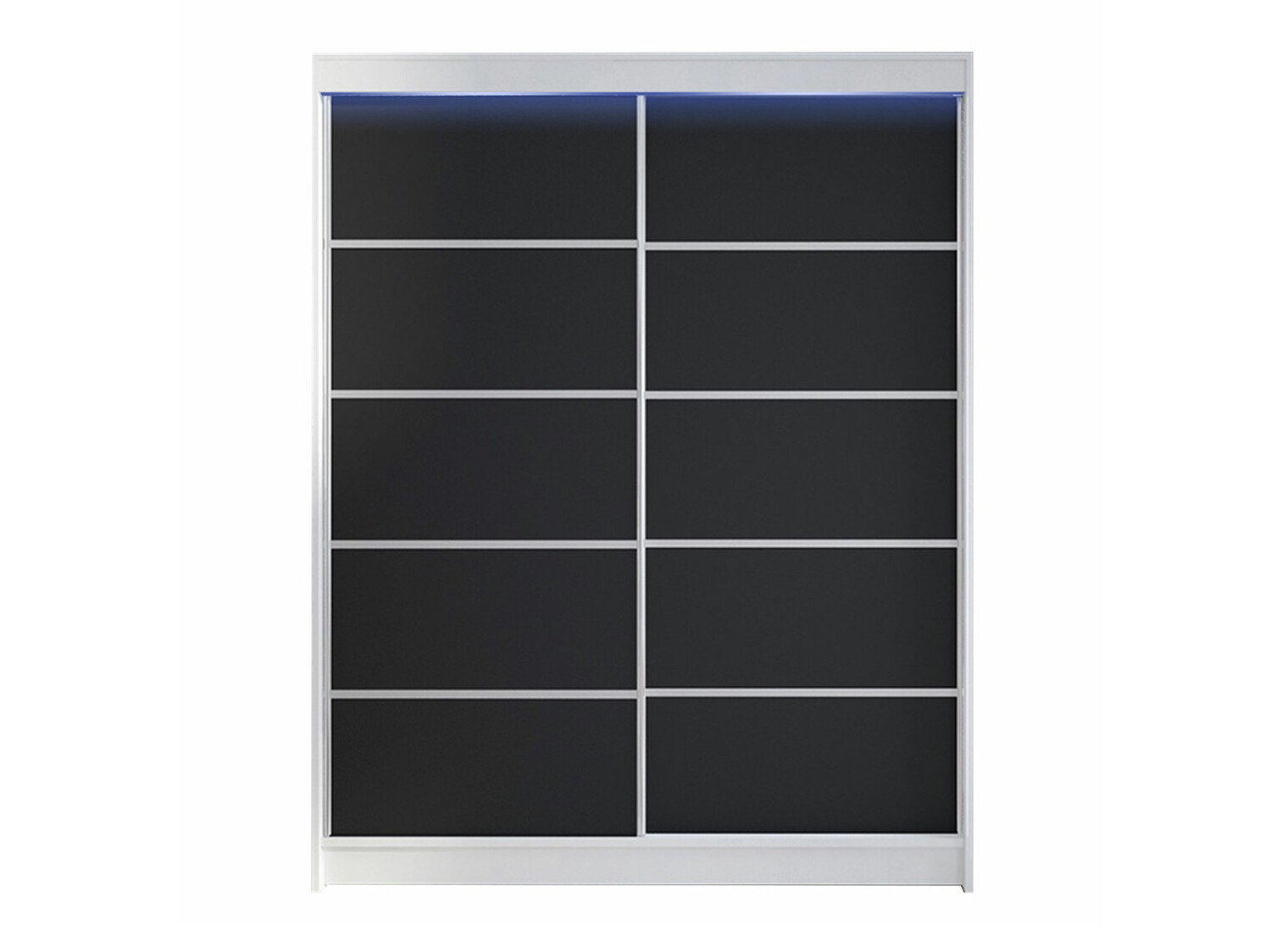 Garderobeskab Closico Vastor IV (Hvid + Sort)