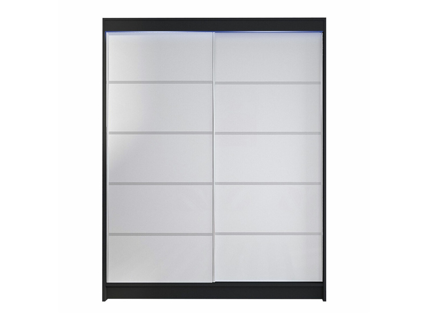 Garderobeskab Closico Vastor IV (Sort + Hvid)