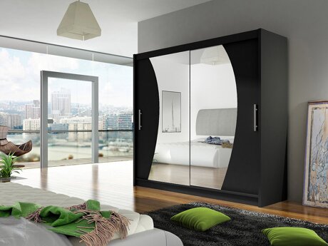 Garderobeskab Closico 115 (Sort)