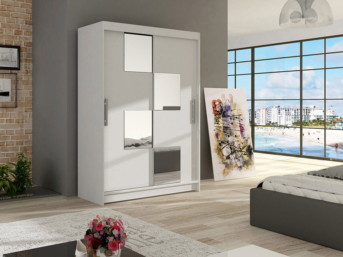 Garderobeskab Closico Pacron III (Hvid)