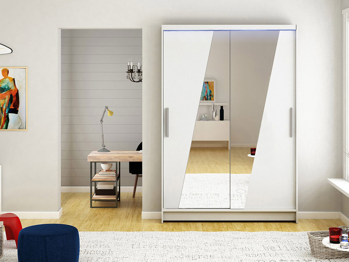 Garderobeskab Closico Pacron VIII (Hvid)