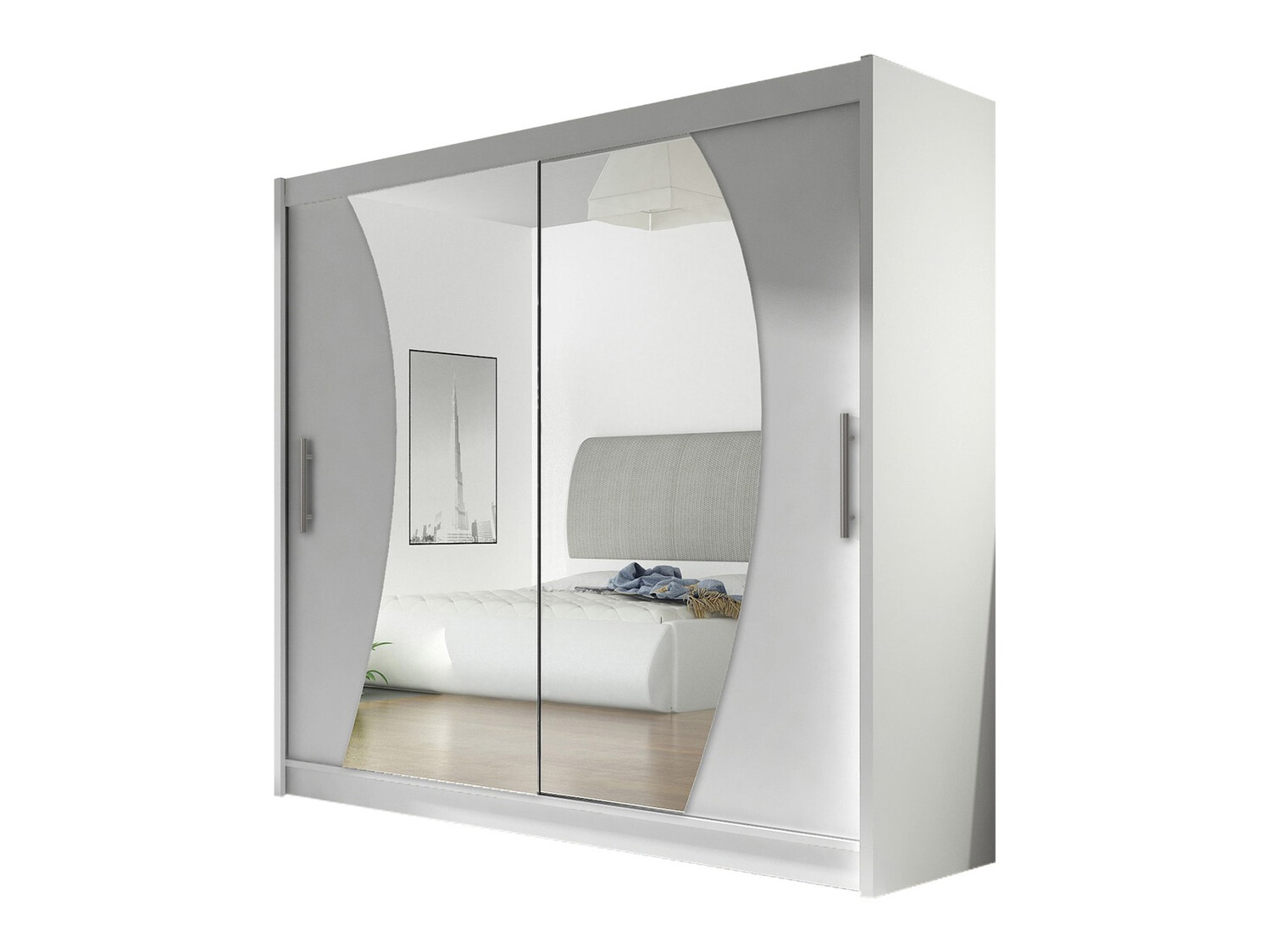 Garderobeskab Closico Pallor IX (Hvid)