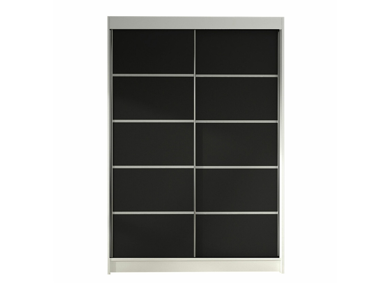 Garderobeskab Closico Salvor IV (Hvid + Sort)