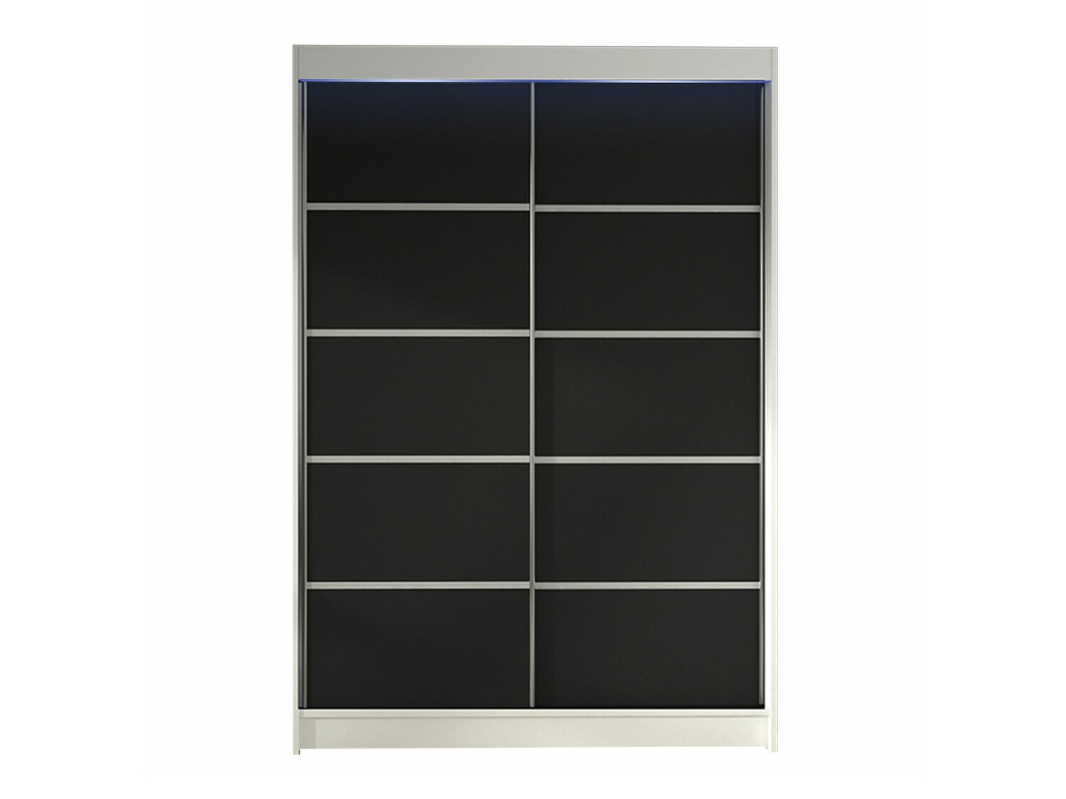 Garderobeskab Closico Salvor IV (Hvid + Sort)