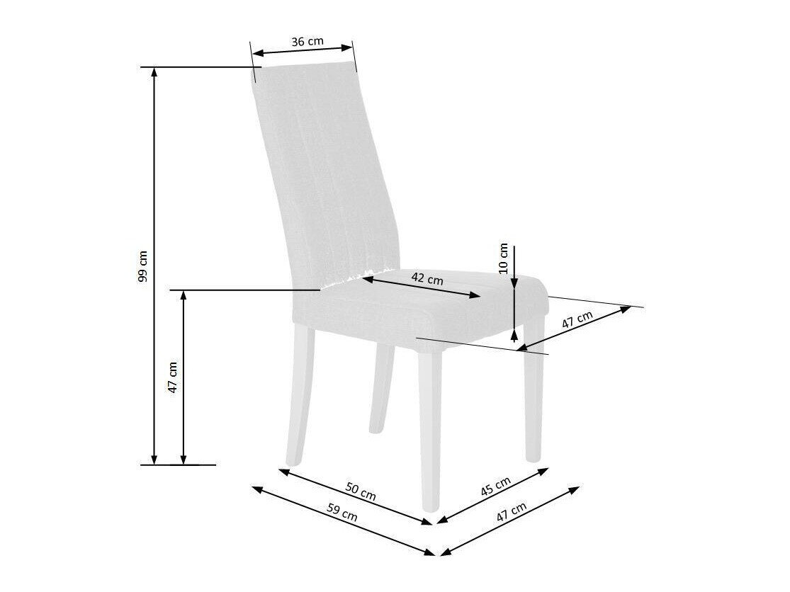 Stol Houston 684 (Mørkeblå + Sort)
