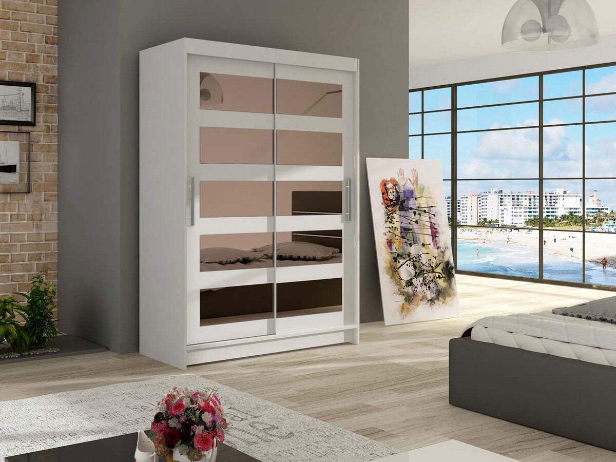 Garderobeskab Closico Pacron IV (Hvid)