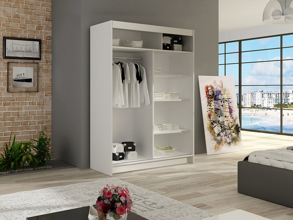 Garderobeskab Closico Pacron IV (Hvid)