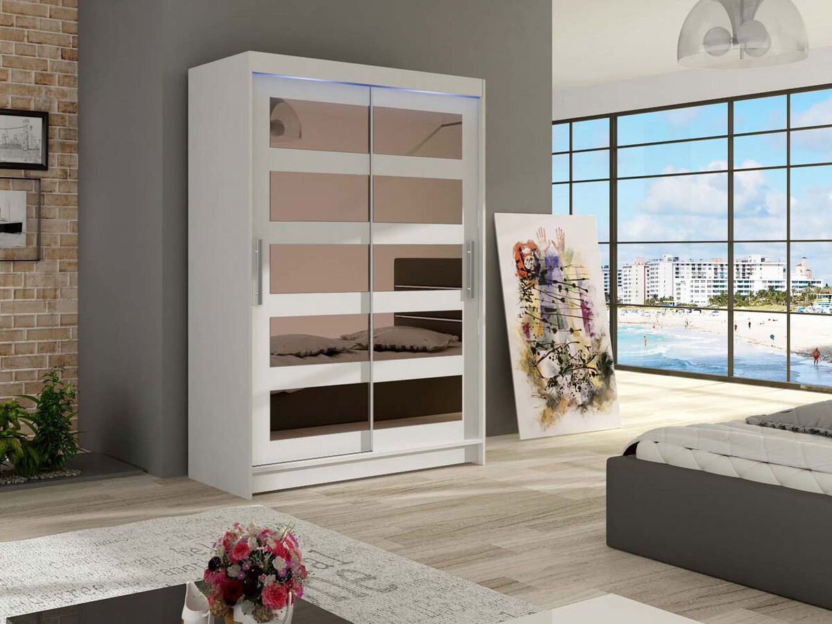 Garderobeskab Closico Pacron IV (Hvid)