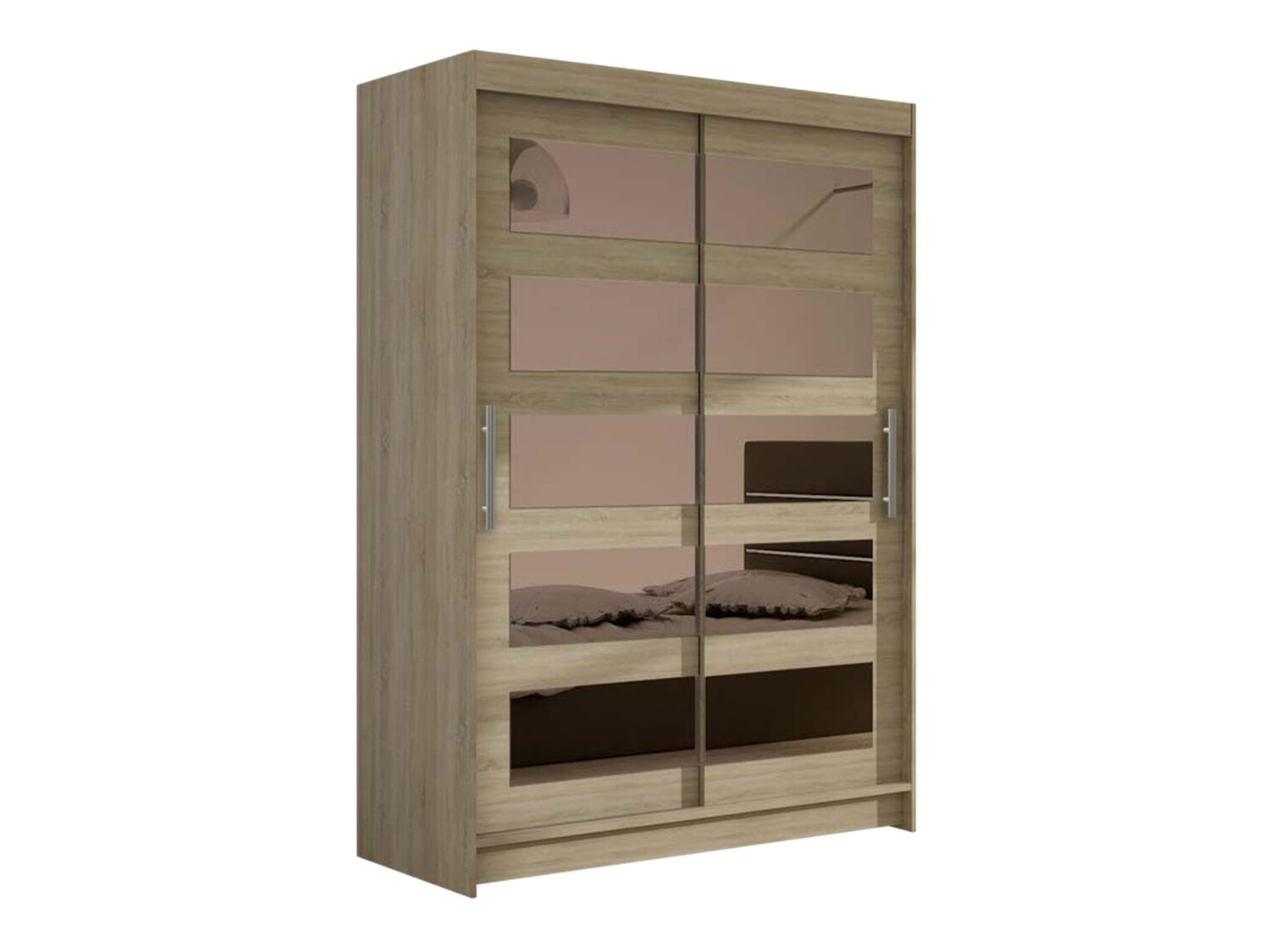 Garderobeskab Closico Pacron IV (Sonoma eg)