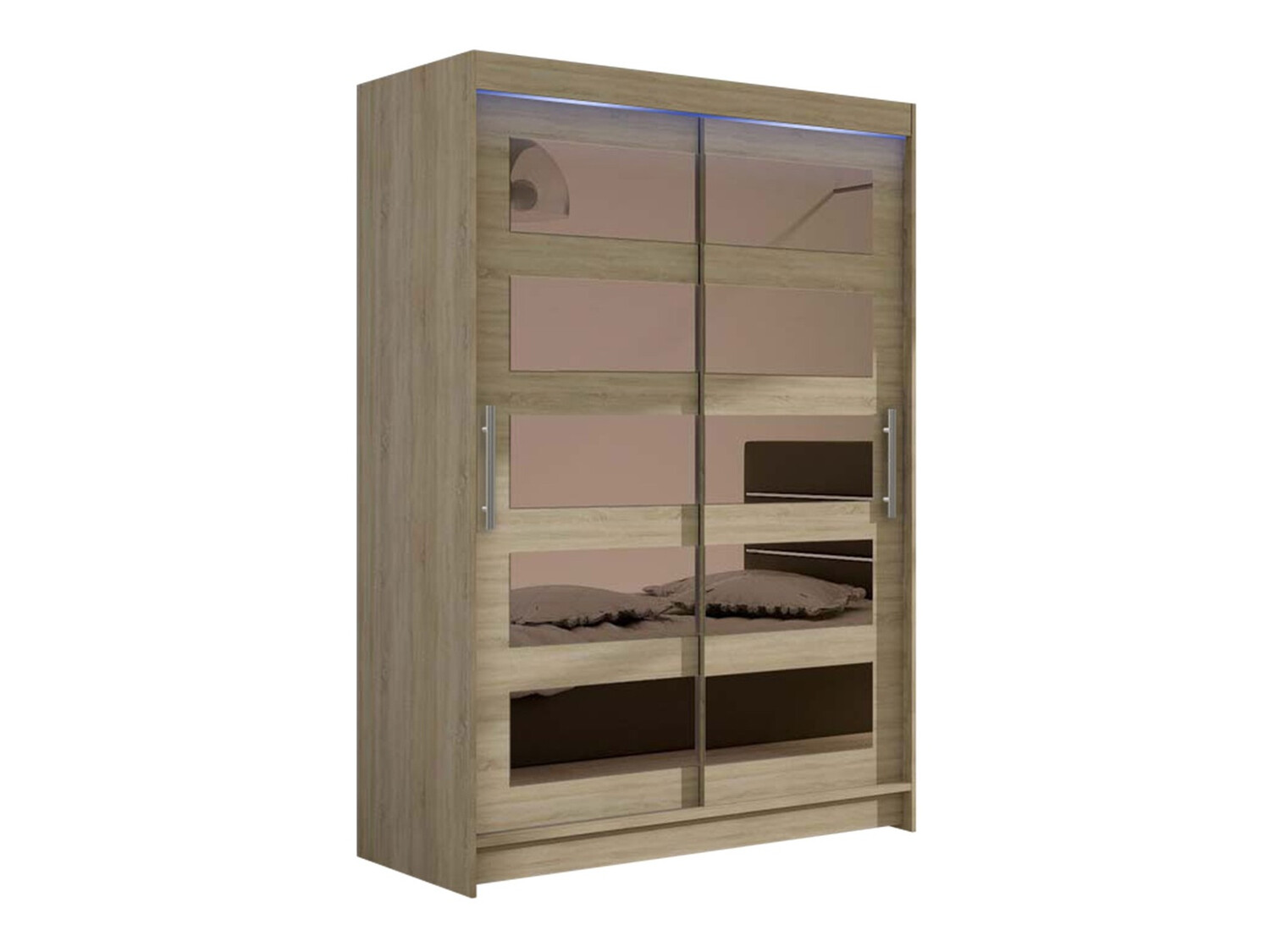 Garderobeskab Closico Pacron IV (Sonoma eg)