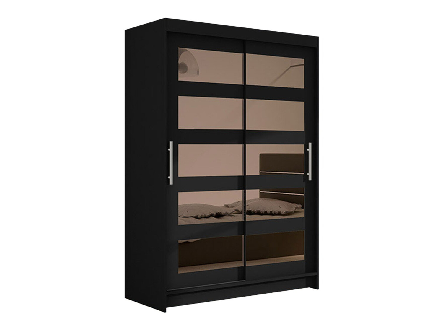 Garderobeskab Closico Pacron IV (Sort)