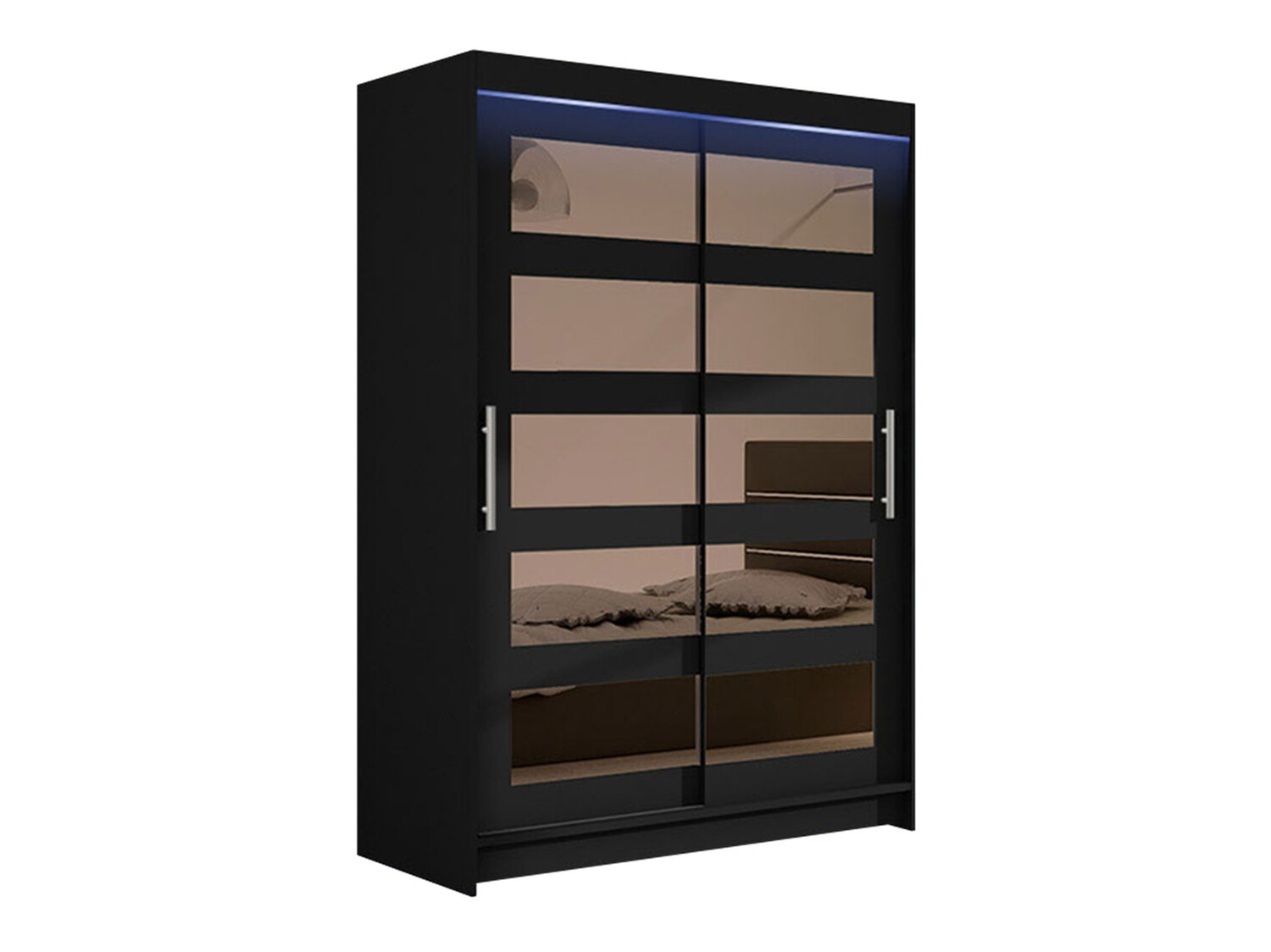 Garderobeskab Closico Pacron IV (Sort)