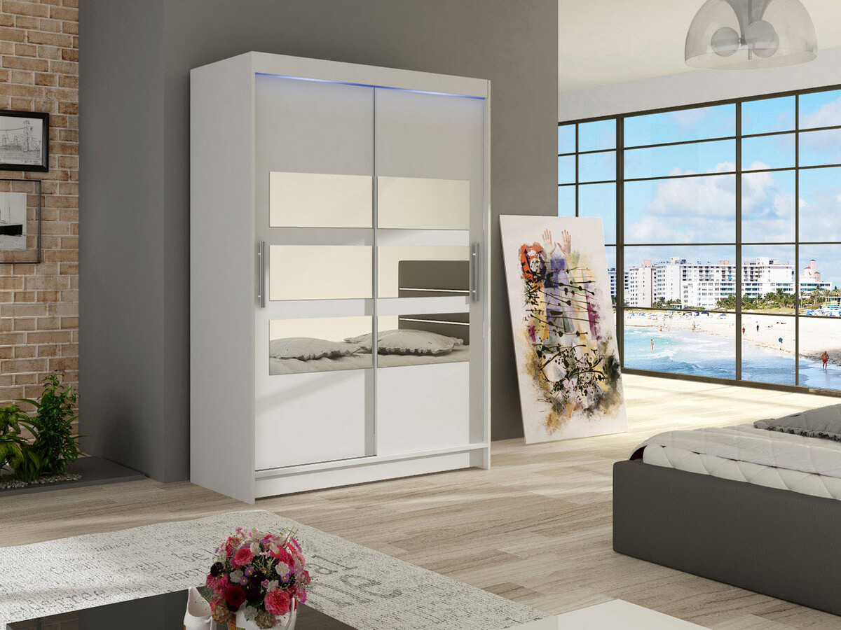 Garderobeskab Closico Pacron V (Hvid)