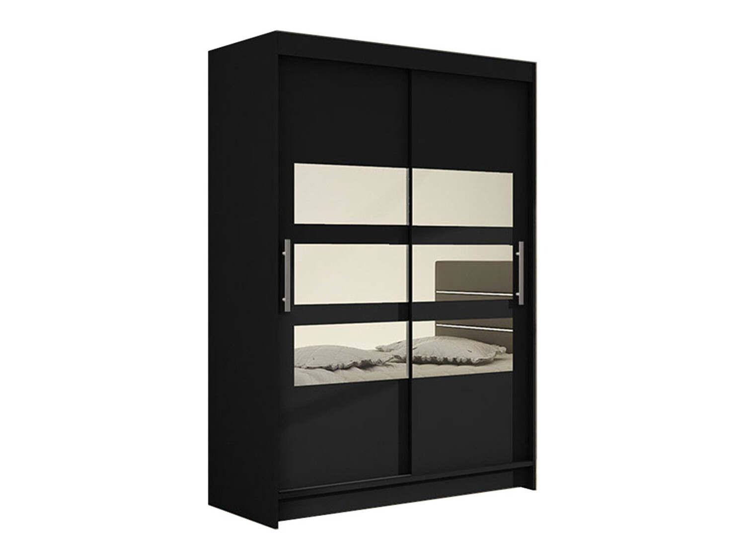 Garderobeskab Closico Pacron V (Sort)